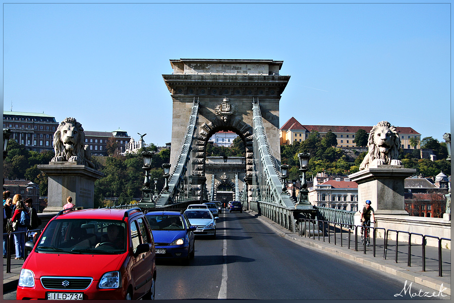 Ungarn - Budapest - 2006 Foto von Budapest Kettenbrücke
