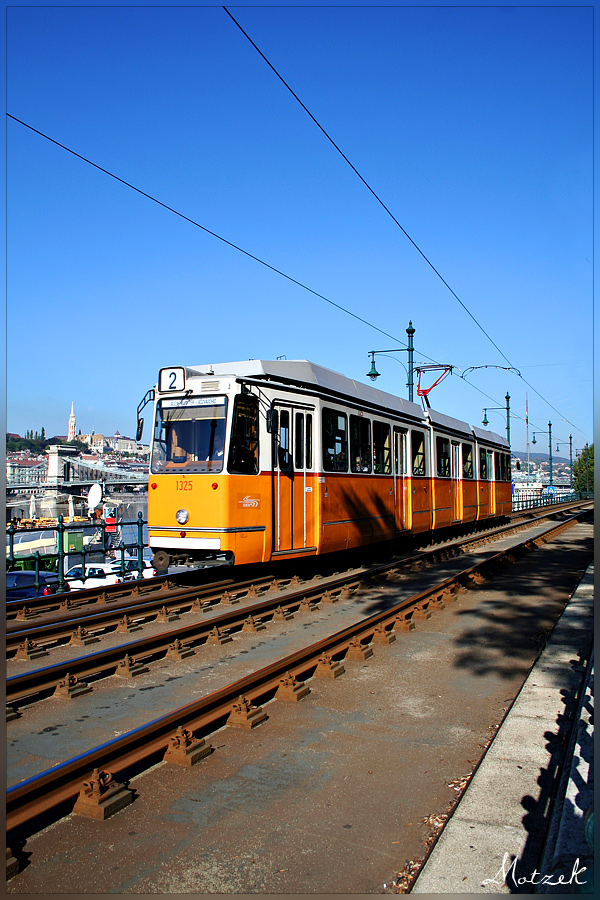 Ungarn - Budapest - 2006 Foto von Budapest Tram Eisenbahn
