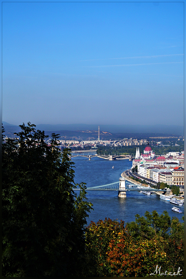 Ungarn - Budapest - 2006 Foto von Budapest von Oben