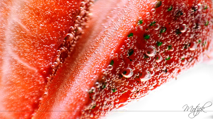 Strawberry Foto von Erdbeere Makro