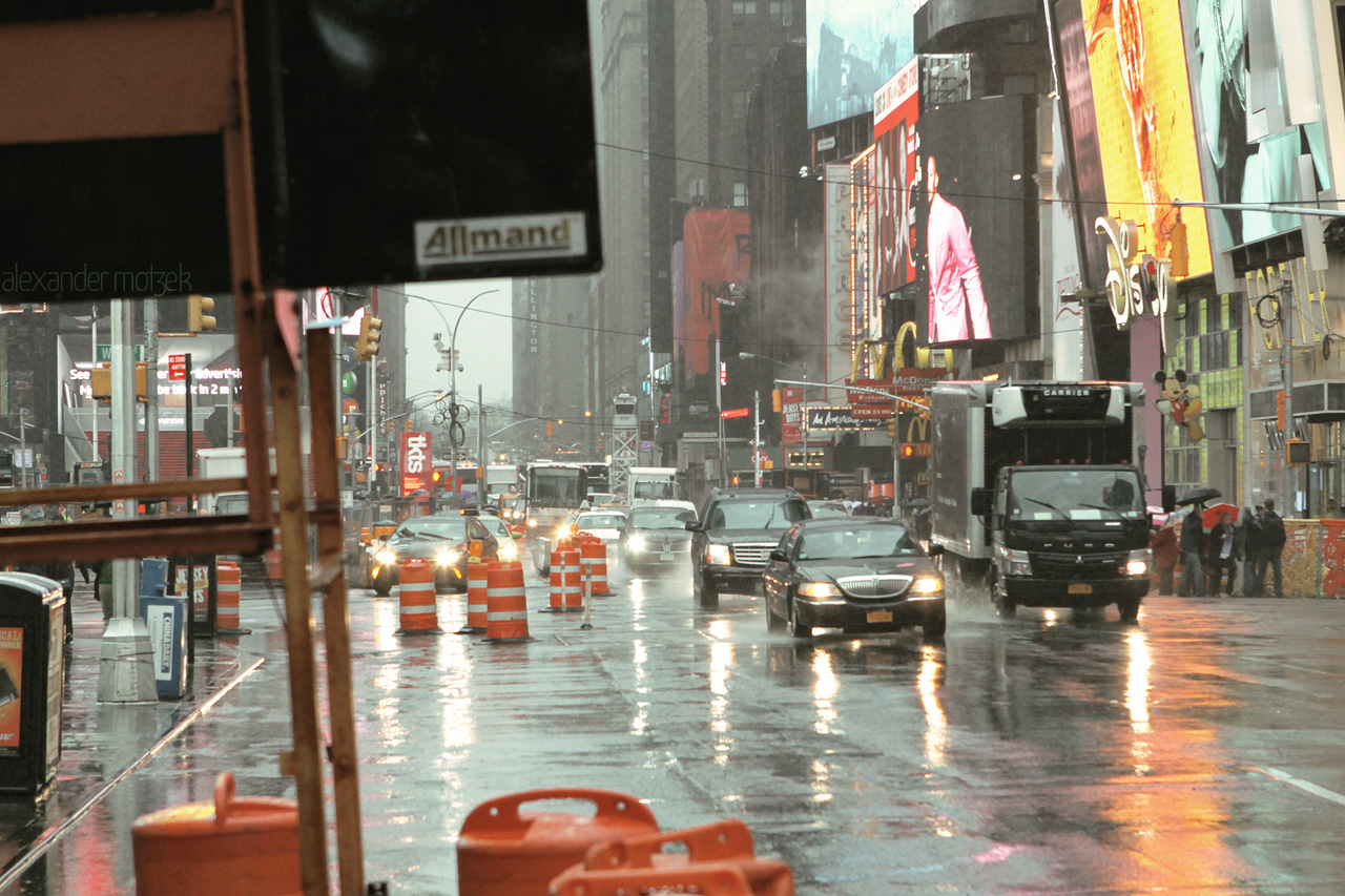 New York City Foto von Grosse Strasse in New York City