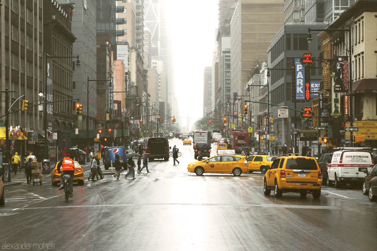 New York City Foto von Grosse Strasse in New York City