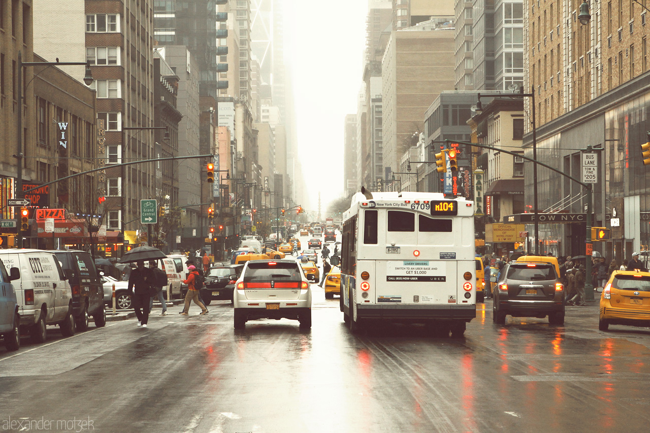 New York City Foto von Grosse Strasse in New York City