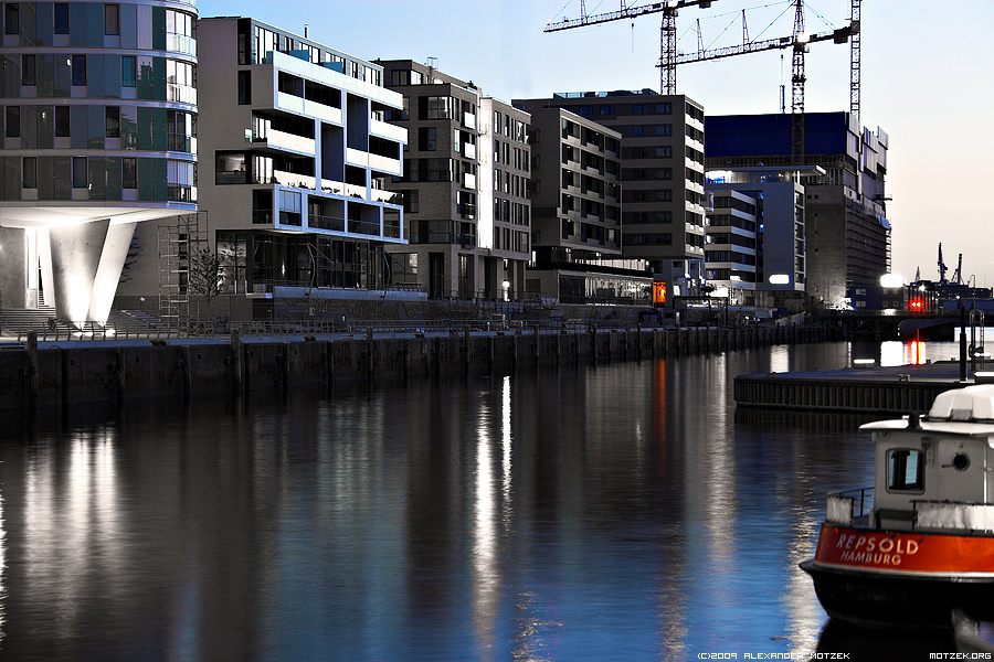 Hamburg - Hafencity Foto von Hamburg Hafencity Repsold Color Key Schiff Magellanterassen