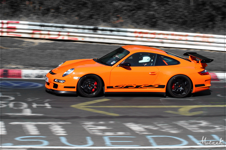 Porsche 911 GT3RS Orange Foto von Nürburgring Porsche 911