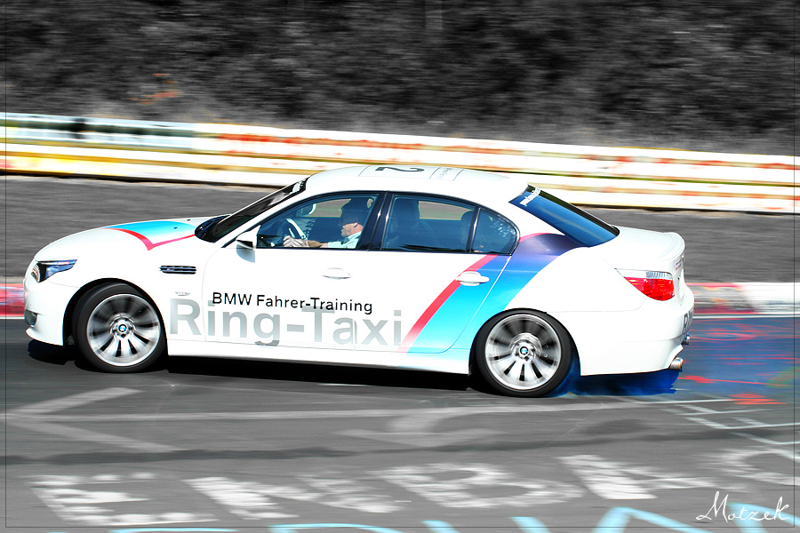 BMW M5 RingTaxi Drift Foto von Nürburgring Ring Taxi