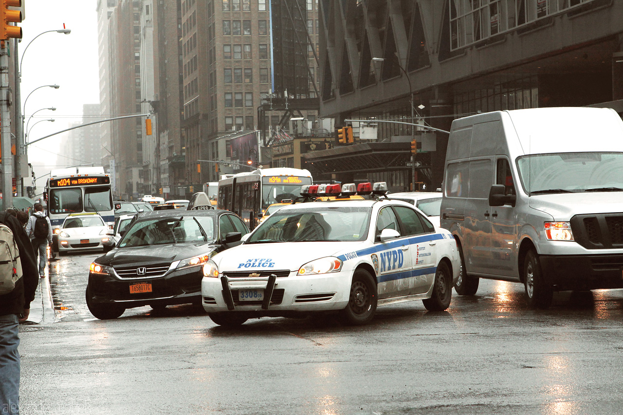 New York City Foto von Polizei Auto in New York City