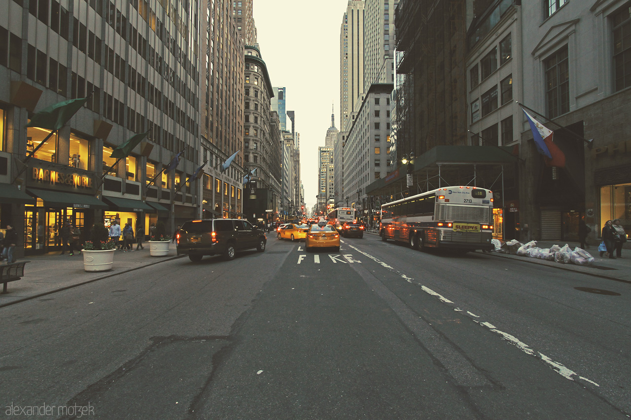 Tail Lights Foto von Ruecklichter in New York City