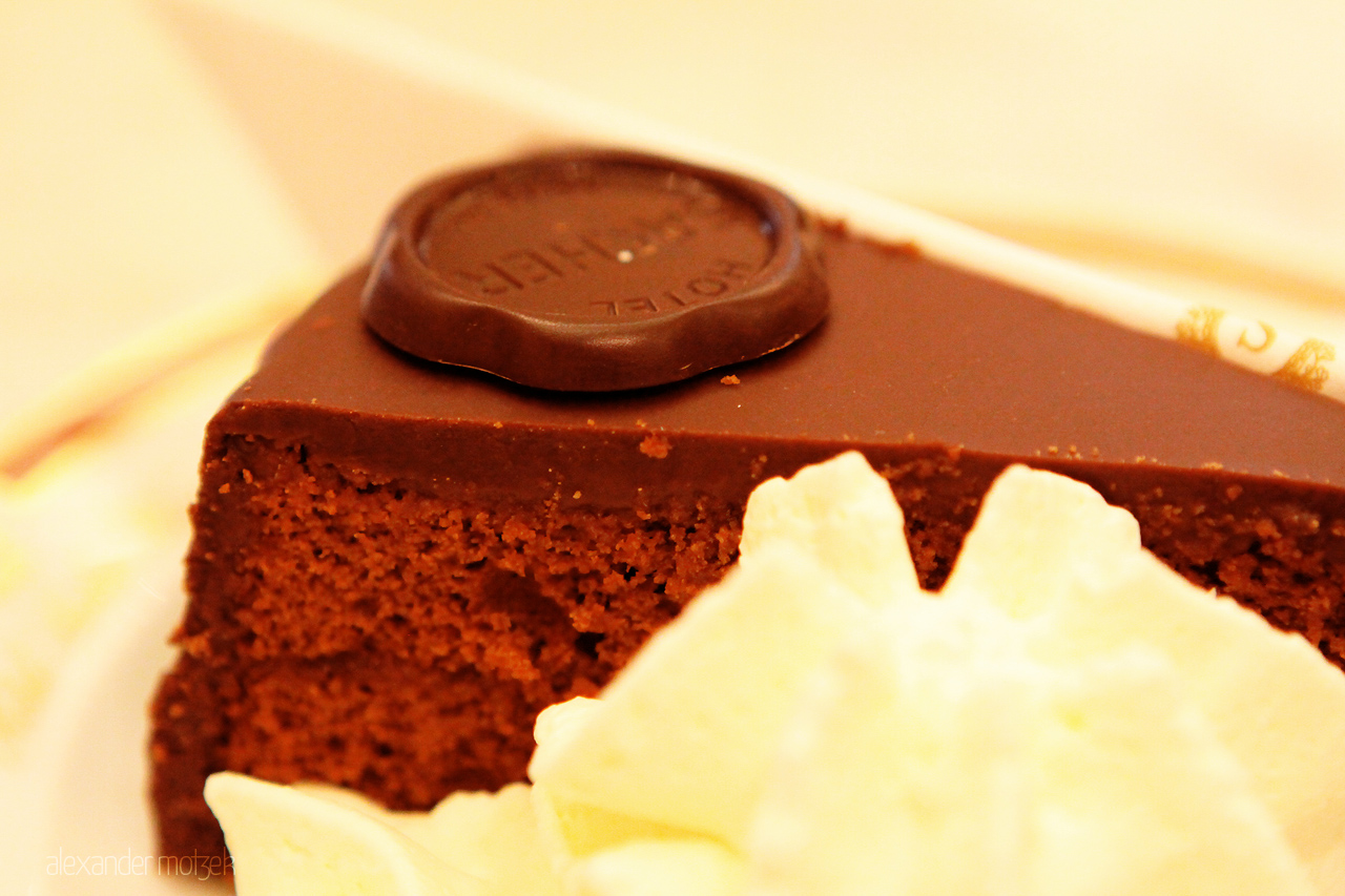 Sacher Torte Foto von Sacher Torte im Cafe Sacher