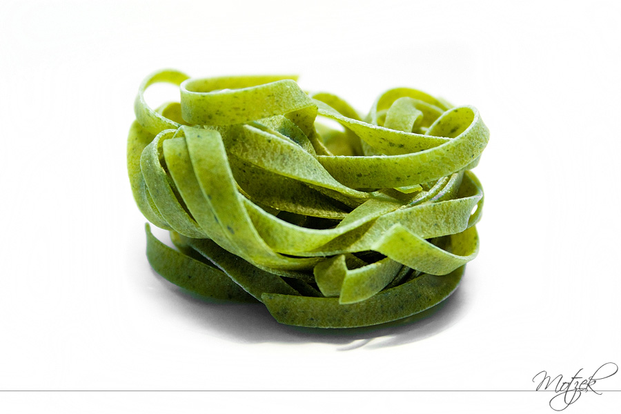 Tagliatelle Foto von Tagliatelle Nudeln Grün