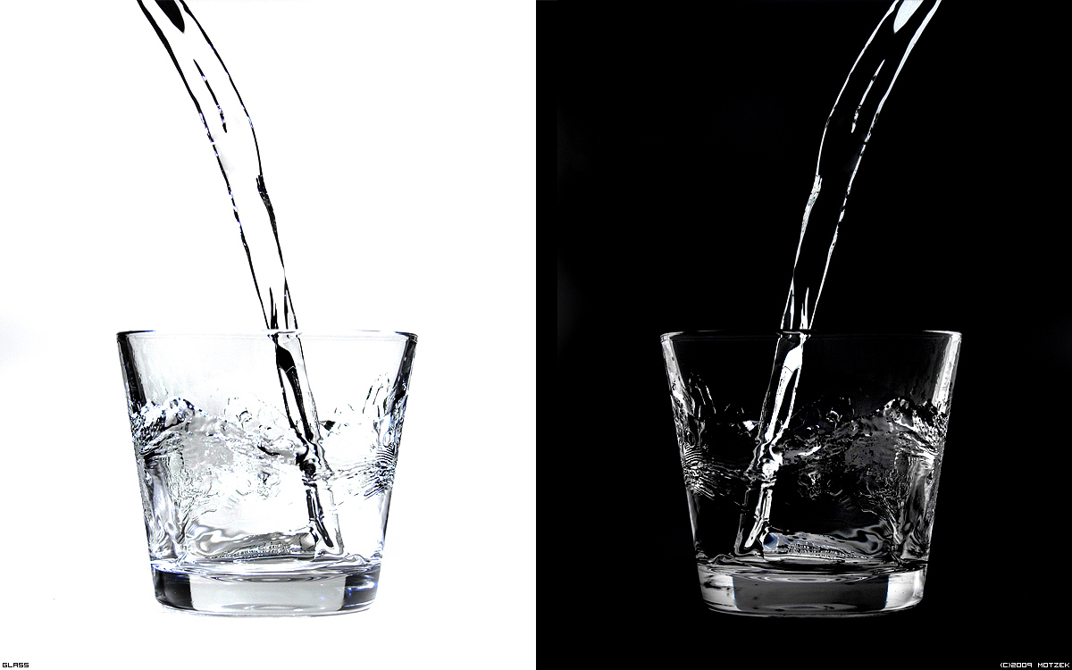 Water Foto von Wasser eingefüllt in Glass
