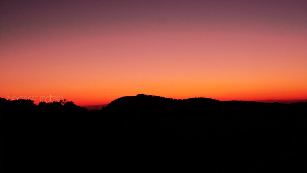 Foto von Spanien Sonnenuntergang Berge