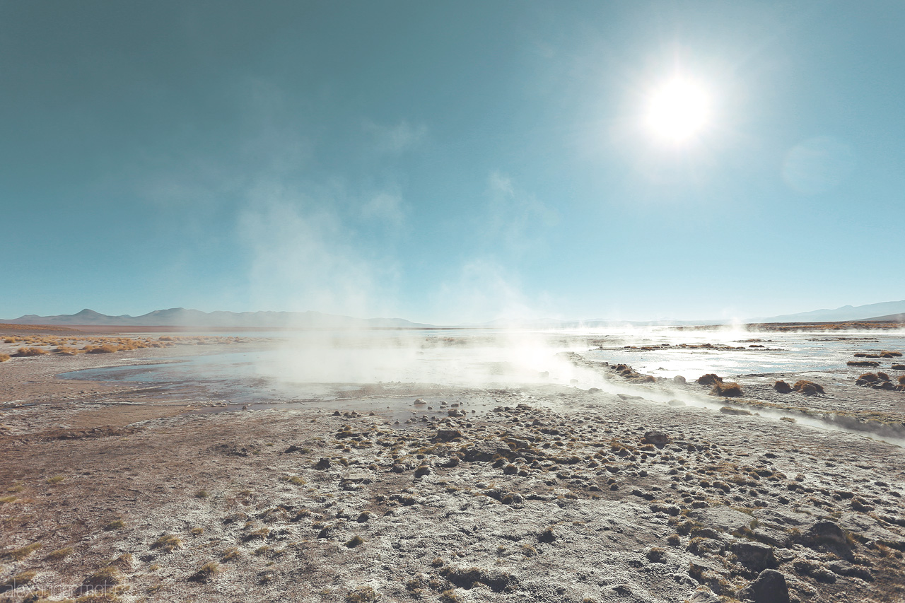 Foto von Heiße Quellen zum Baden in der Salar de Atacama