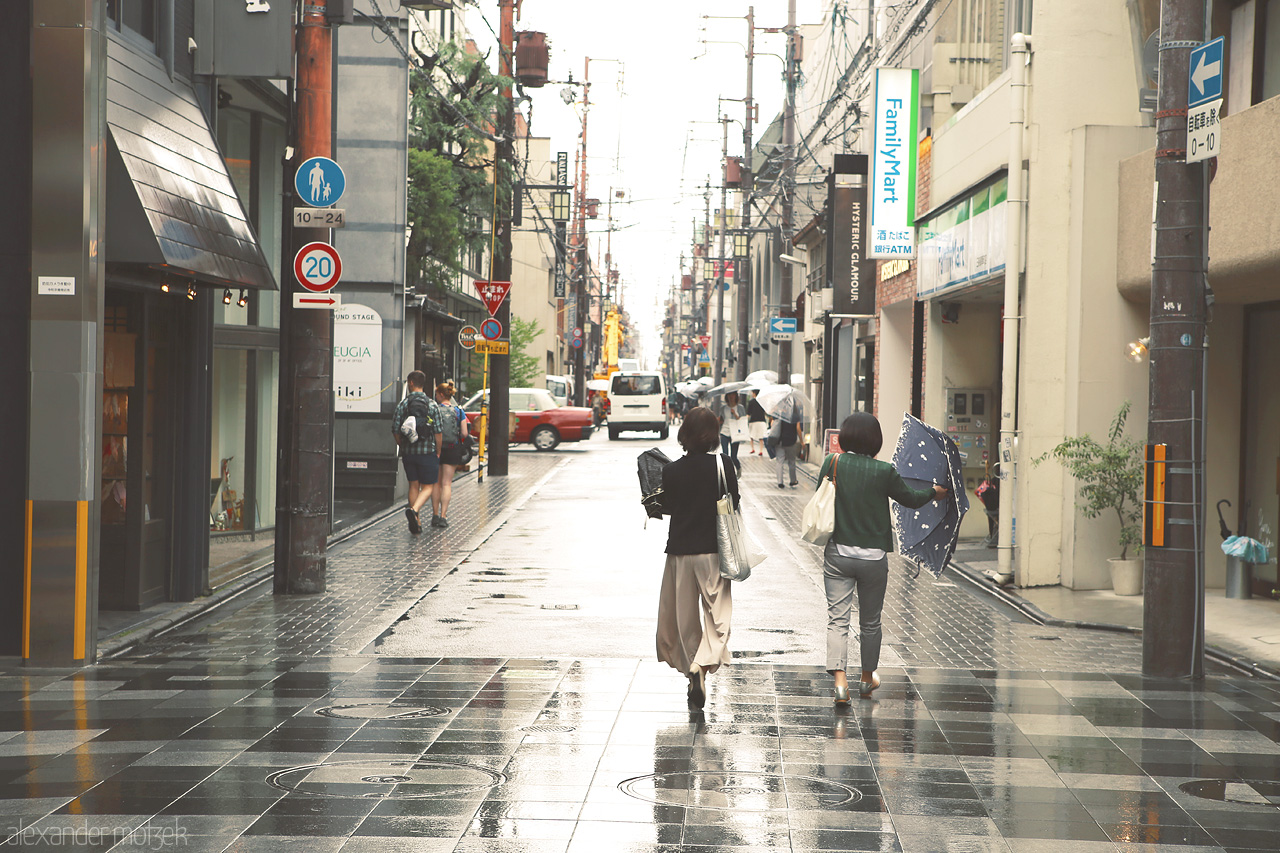 Foto von Kyoto im Regen