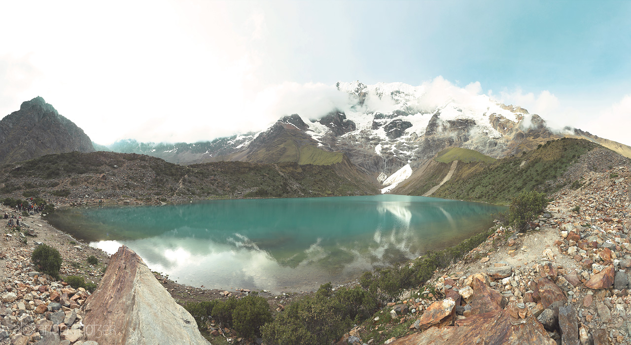 Foto von Am Gletschersee des Humantay auf dem Salkantay Trek in Peru