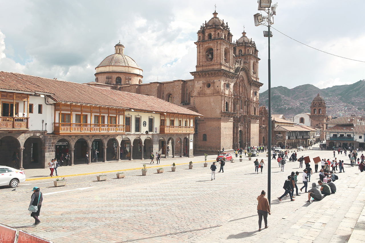 Foto von Kirche auf dem Plaza de Armas in Cusco