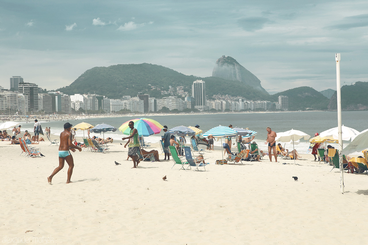 Foto von Strand der Copacabana in Rio