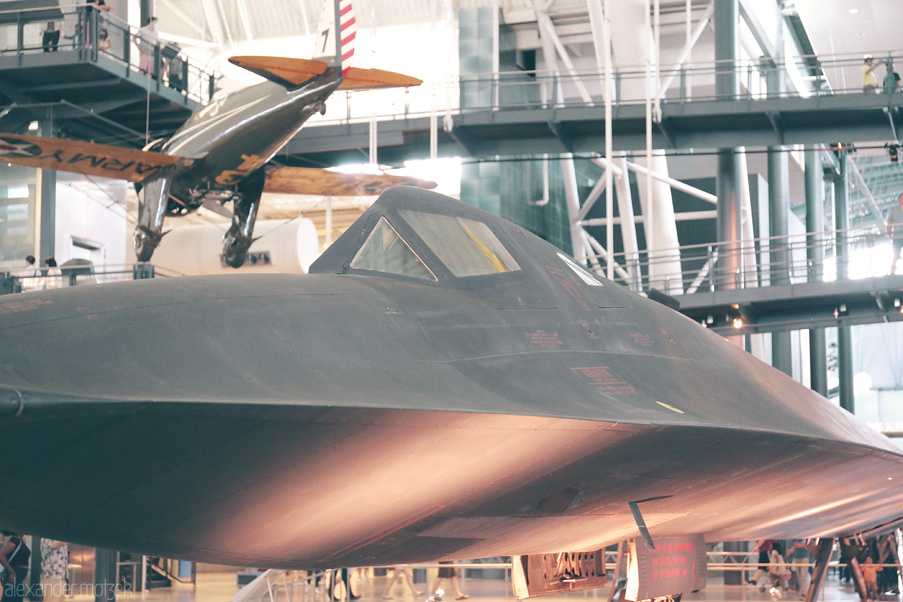 Foto von Marvel at the sleek and mysterious aircraft at Steven F. Udvar-Hazy Center, where aviation legends come alive.